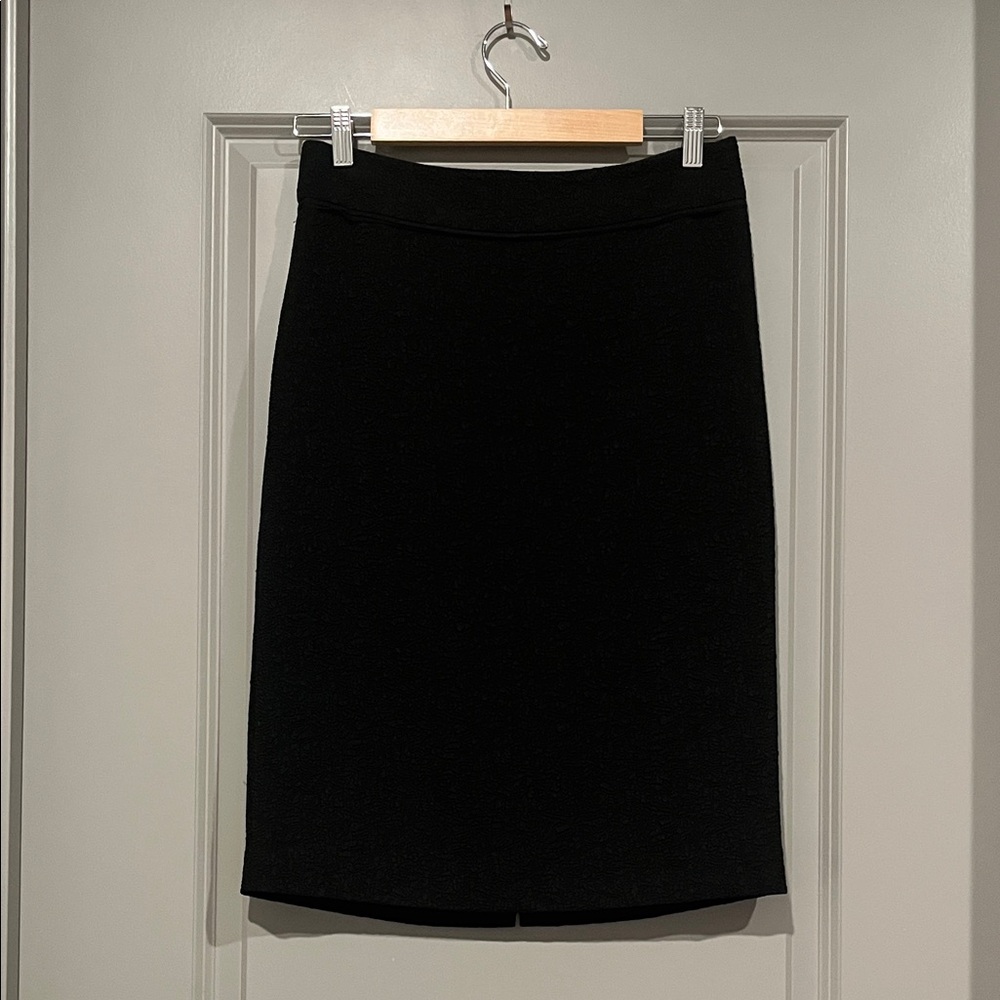 Ann Taylor Elegant Black Pencil Skirt